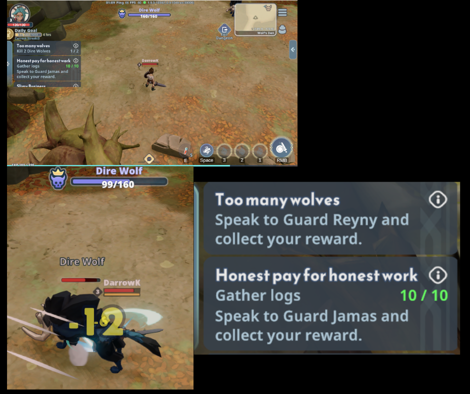 Treeverse combat