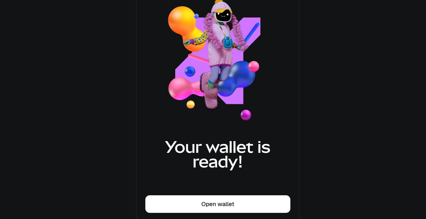 Wallet created