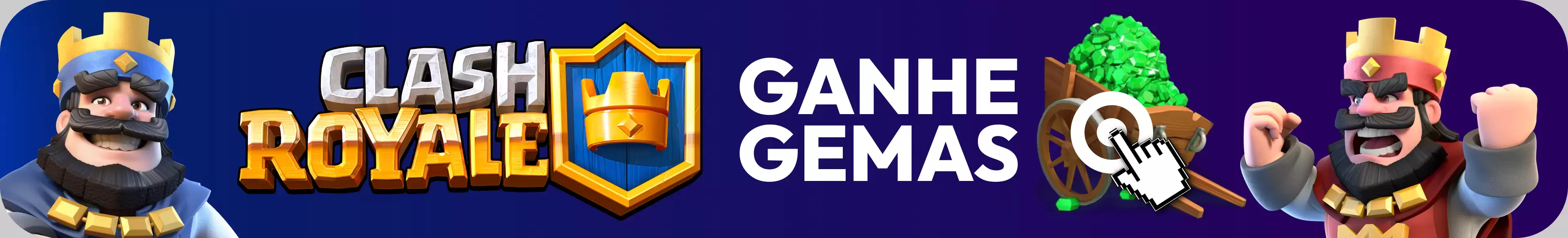 Ganhe Gemas Clash Royale